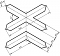 Дорожный знак 1.3.1 &amp;quot;Однопутная железная дорога&amp;quot;